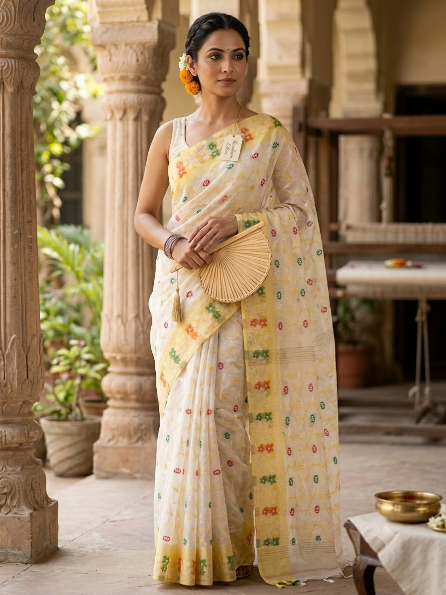 Muslin Cotton Floral Pattern
