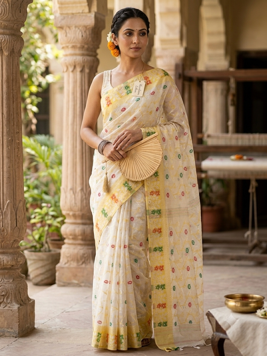 Muslin Cotton Floral Pattern